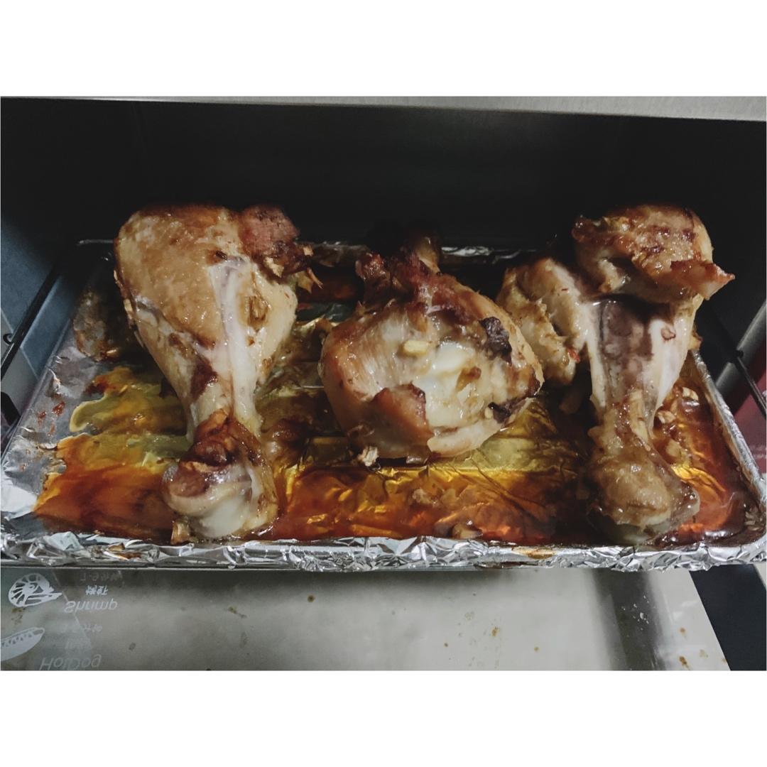 烤箱版烤鸡腿