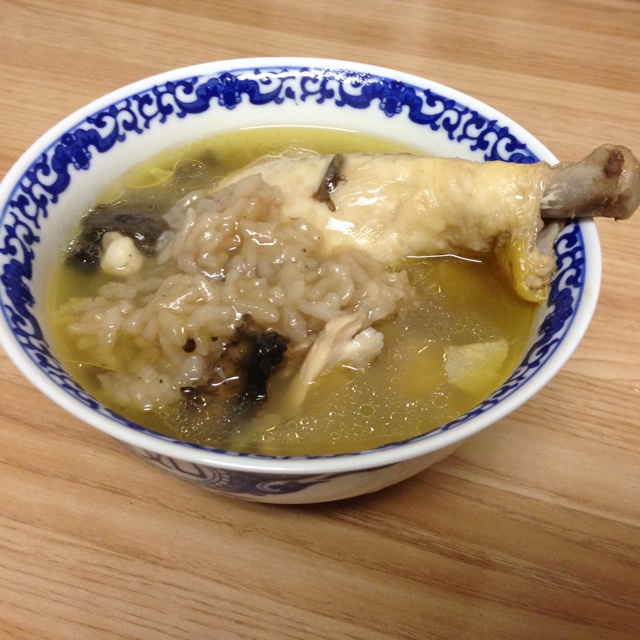 留学伦敦也要吃中餐·参鸡汤·鸡肚子里藏米·慢炖锅