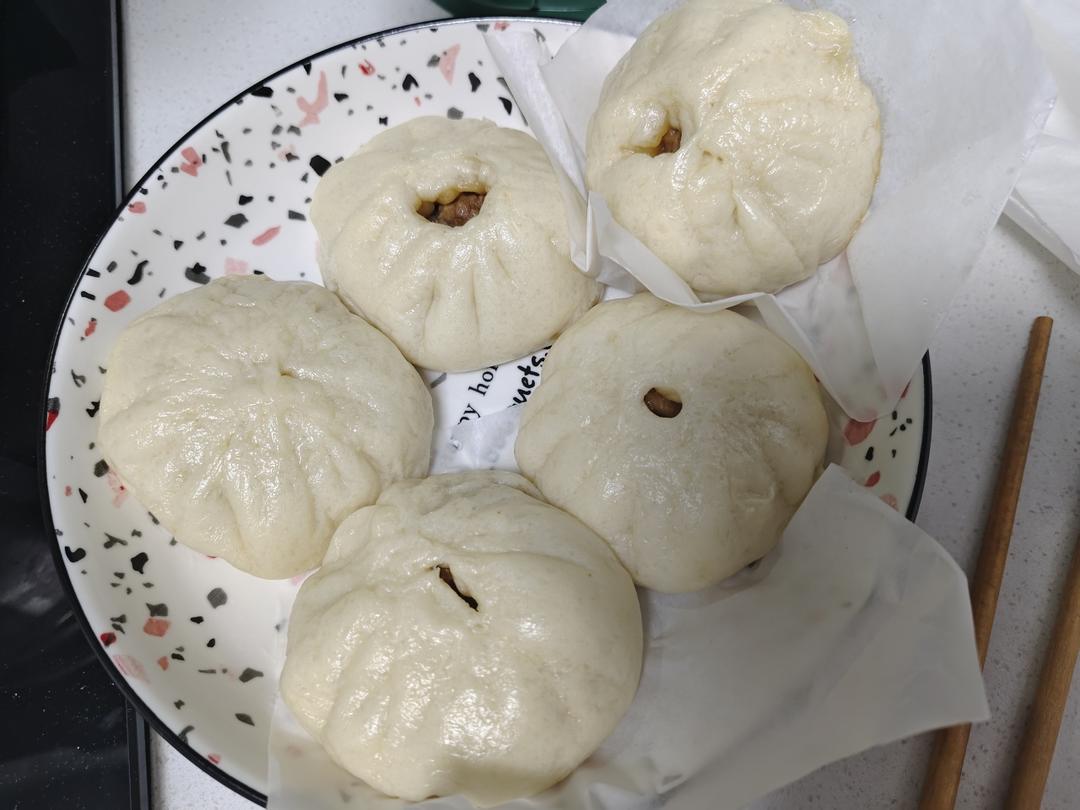 鲜肉包(‼️超嫩肉馅 松软多汁 免打水㊙️详细版)