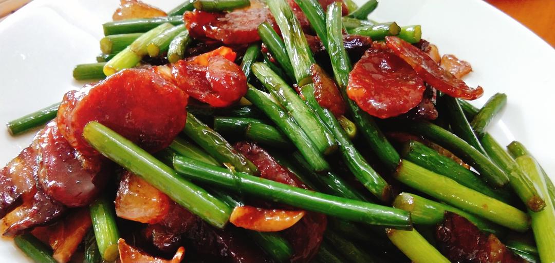 青蒜炒腊肉