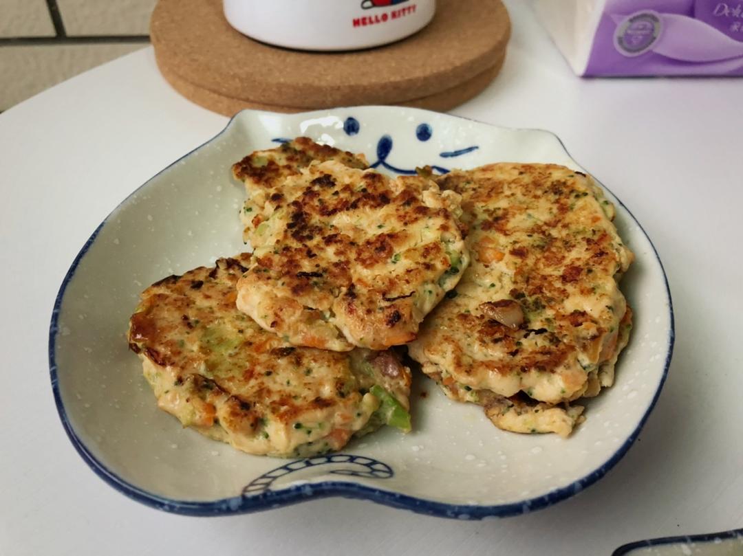 【蔬菜鸡肉饼】