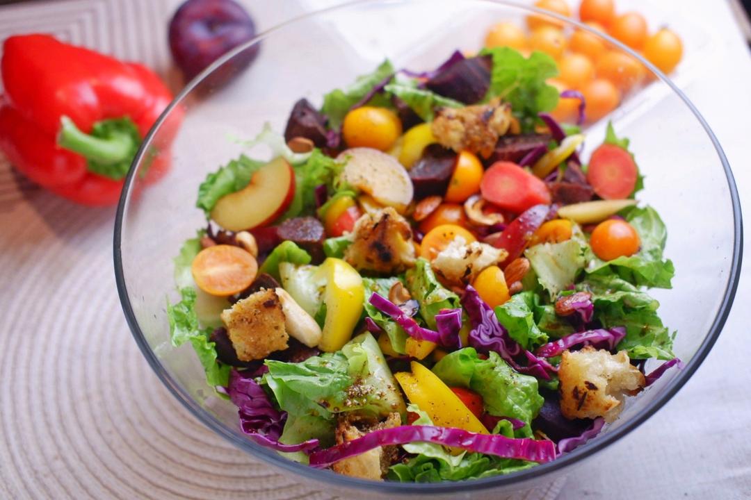 cobb salad考伯沙拉🥗高颜值彩虹沙拉🌈附低卡油醋汁配方
