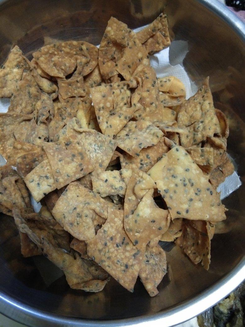 妖妖313做的过年小食炸小果焦叶