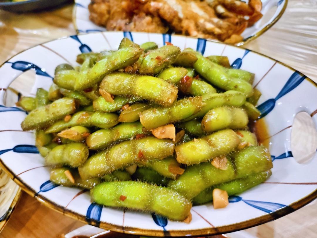 拿肉都不换的凉拌毛豆
