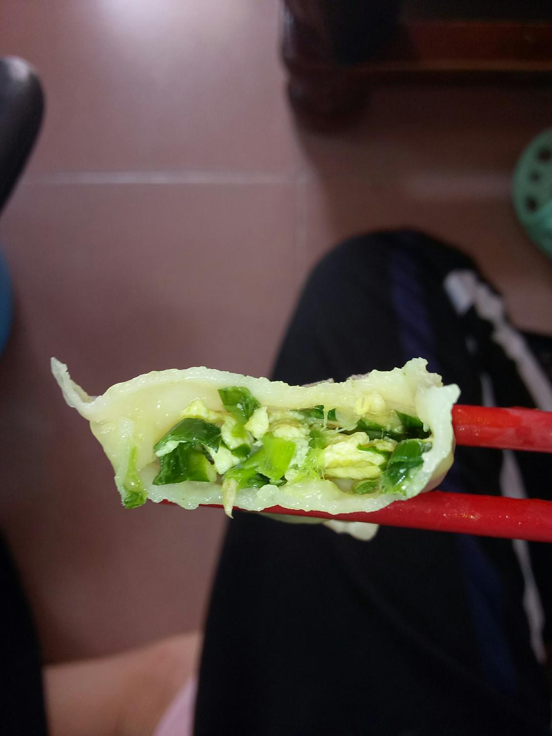 韭菜鸡蛋饺子