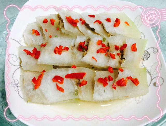 肉末清蒸冬瓜