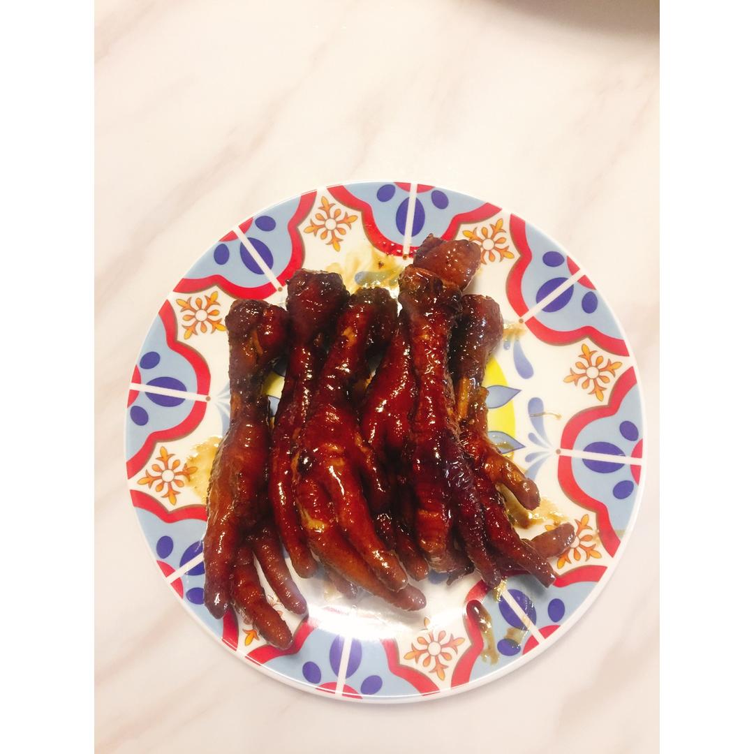 香辣烧鸡爪