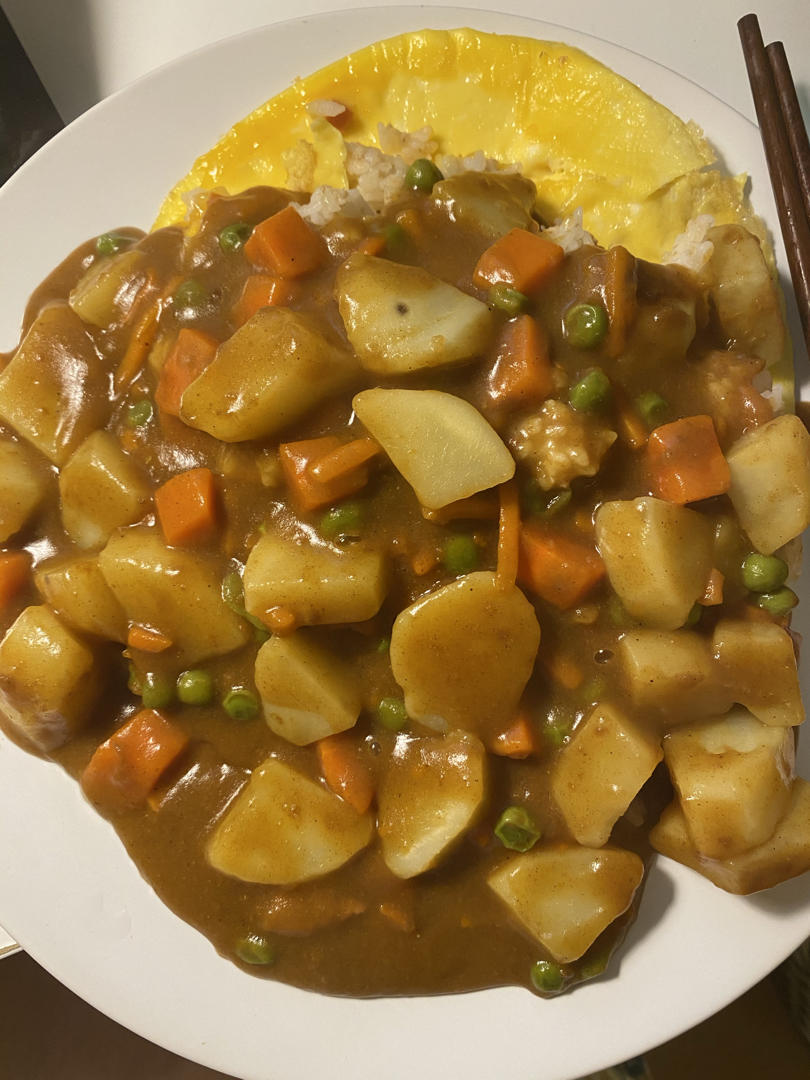 这是头牌了丨好吃的飞起来～🍛咖喱蛋包饭
