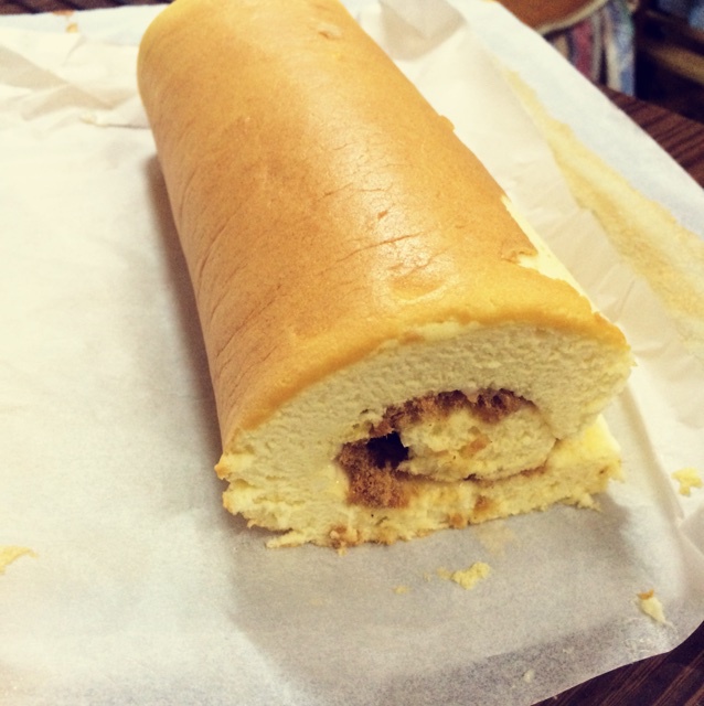 肉松戚风蛋糕卷