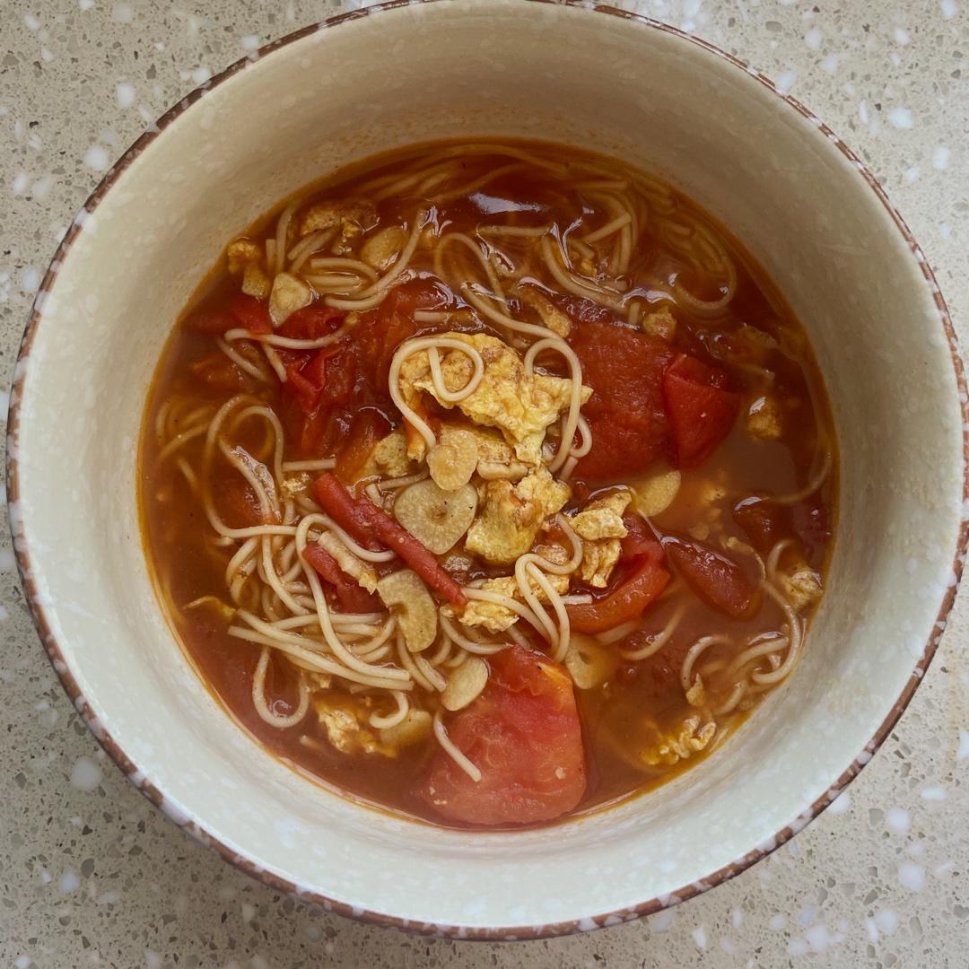 超级入味好吃的番茄鸡蛋面