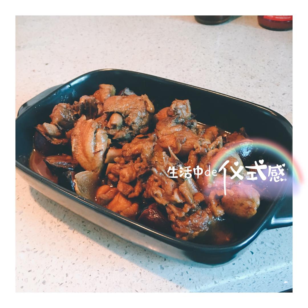 板栗烧鸡
