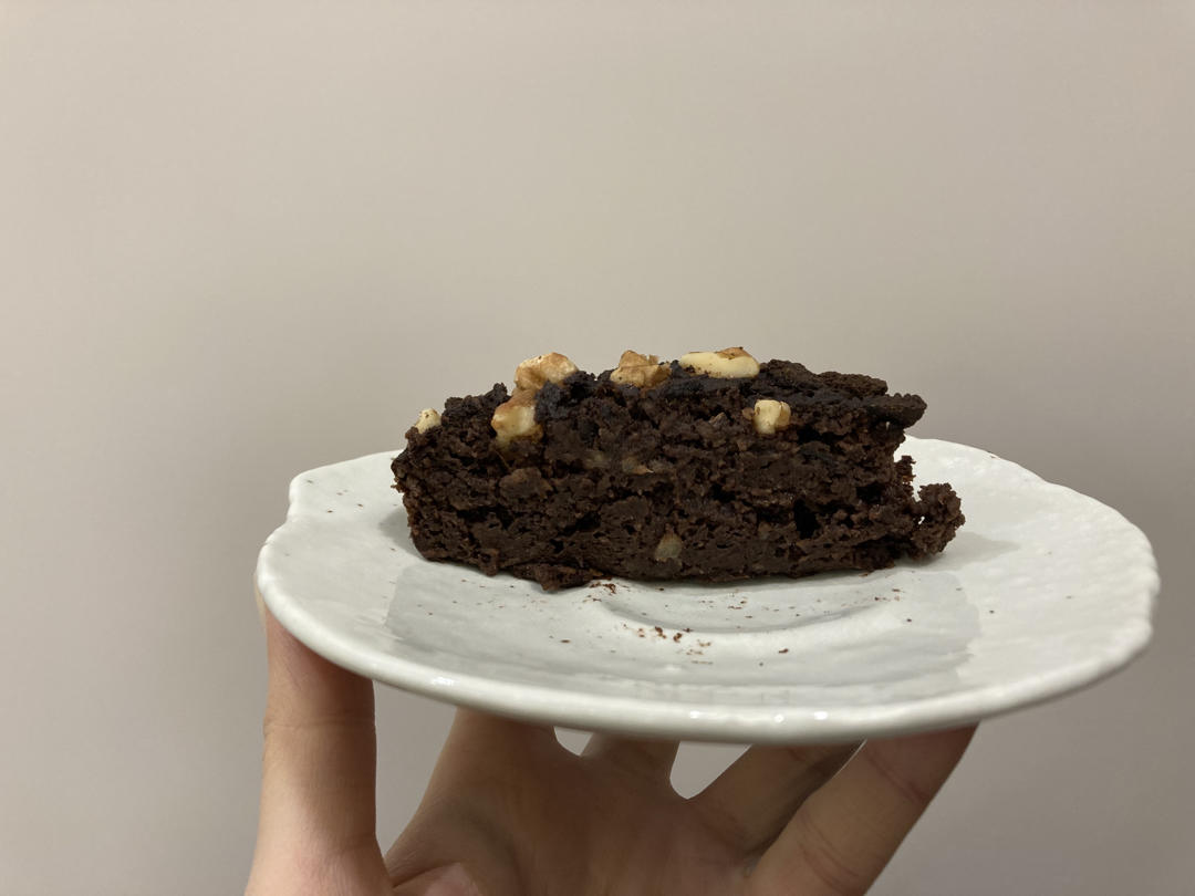 0⃣️糖油苹果布朗尼🍫100卡‼️搅搅就成功👌