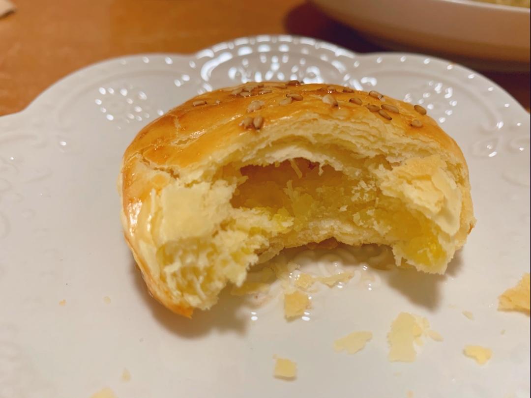 老婆饼奶黄椰蓉馅黄油椰子油微波炉快手