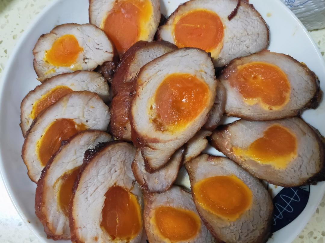 咸蛋黄叉烧肉