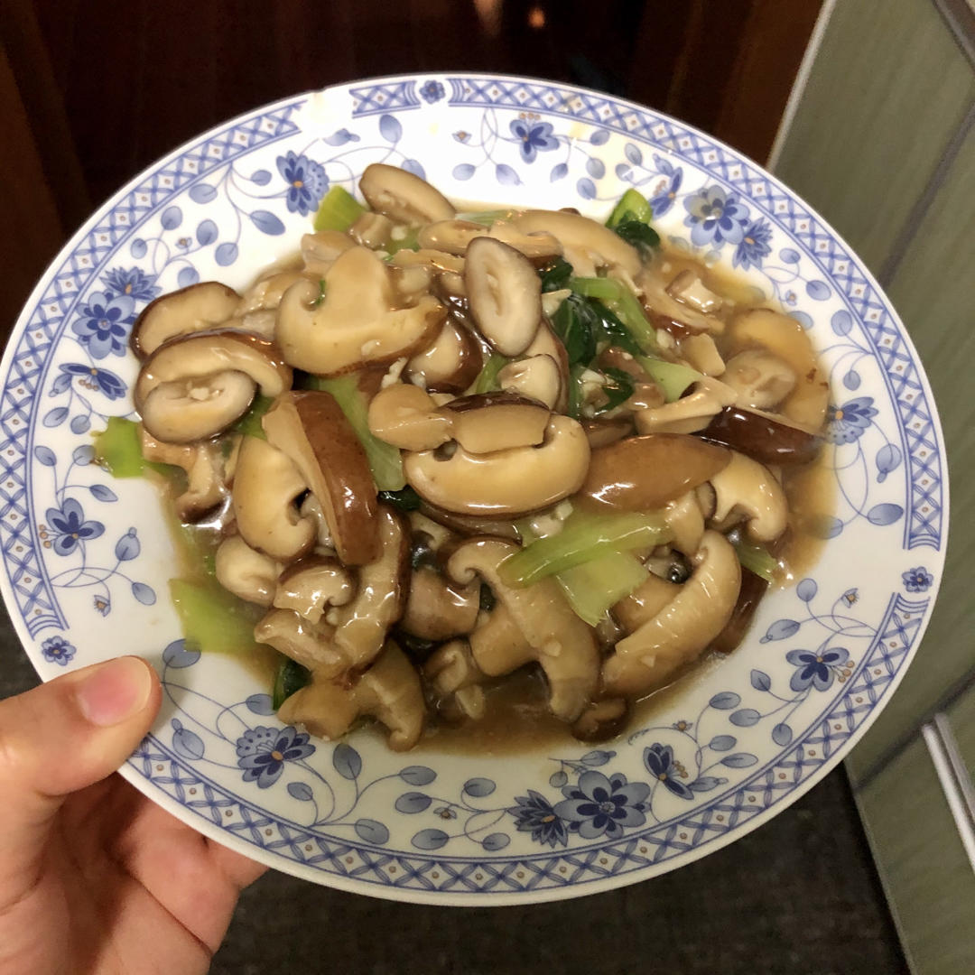 蚝油香菇油菜