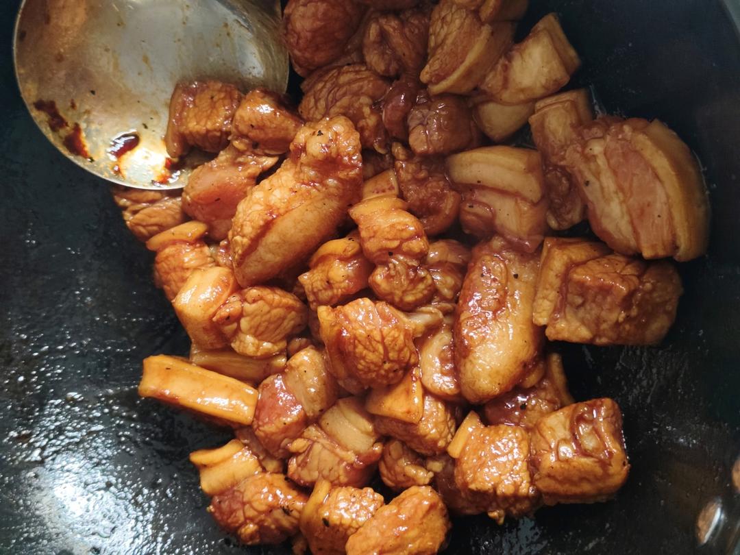 不炒糖色的红烧肉