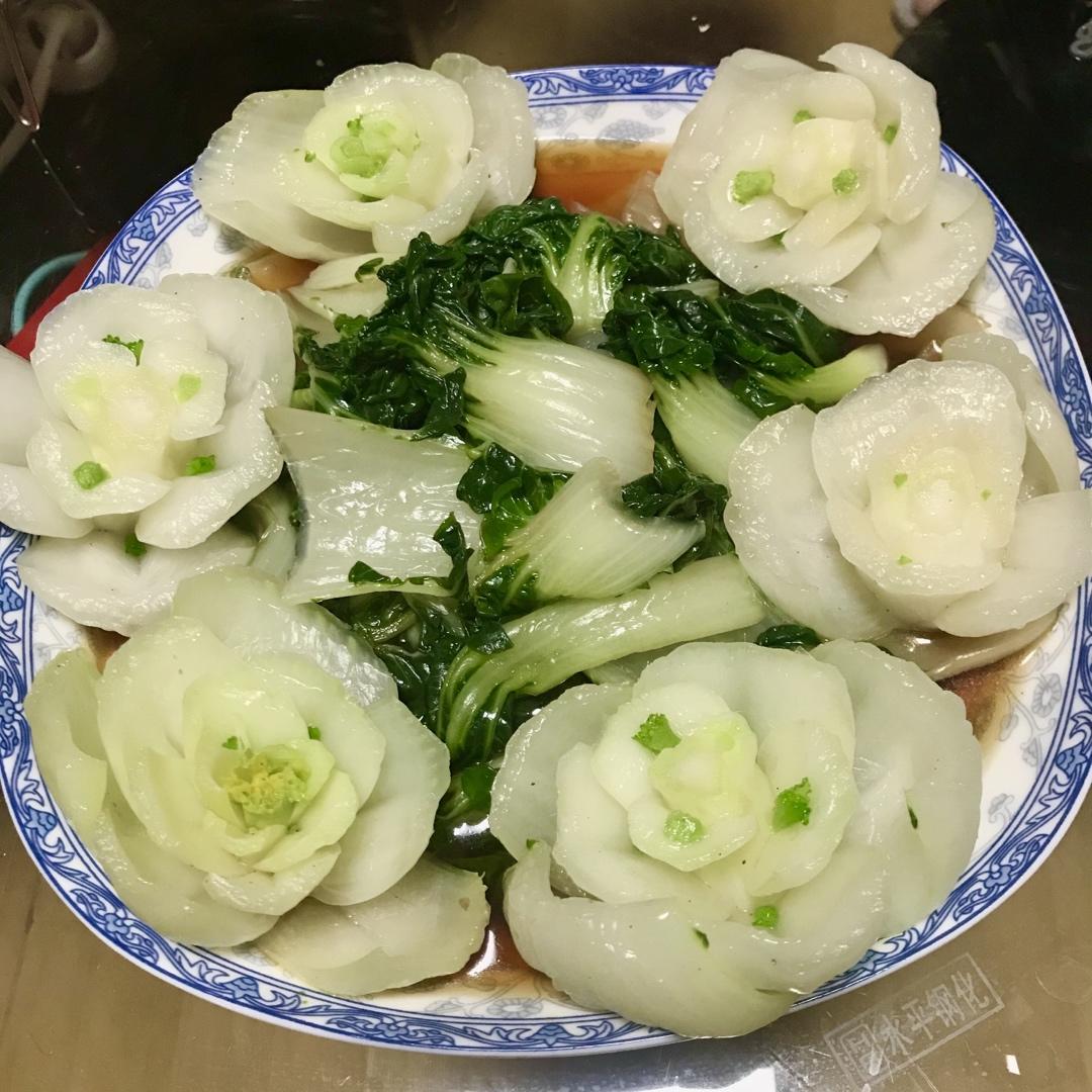 网红白灼奶白菜秘笈