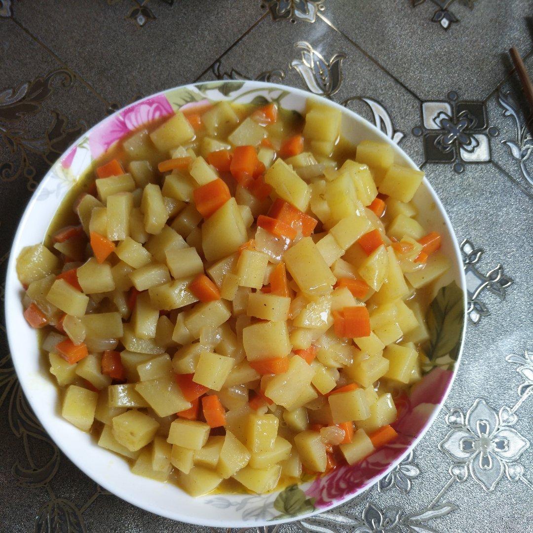 咖喱土豆鸡块