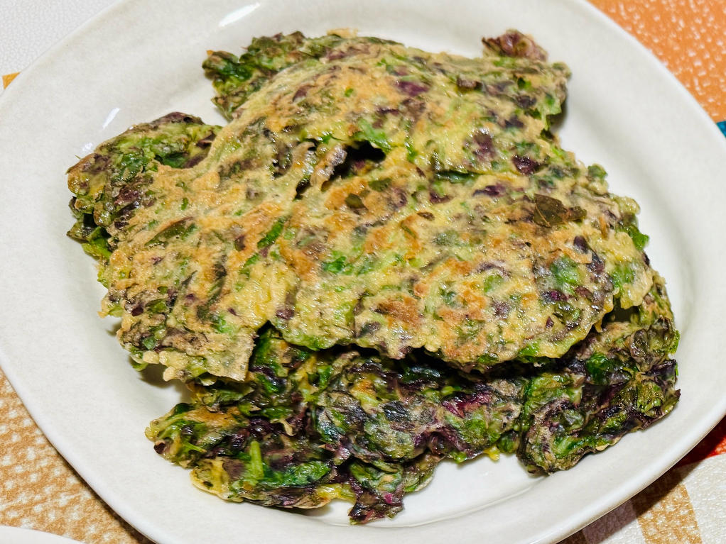 董太的私房菜--苋菜小饼