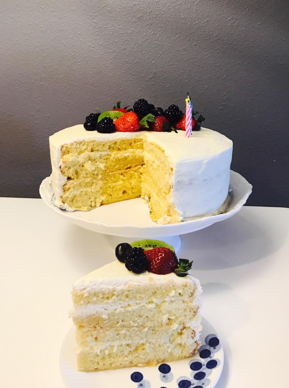 香草🌿大蛋糕的做法