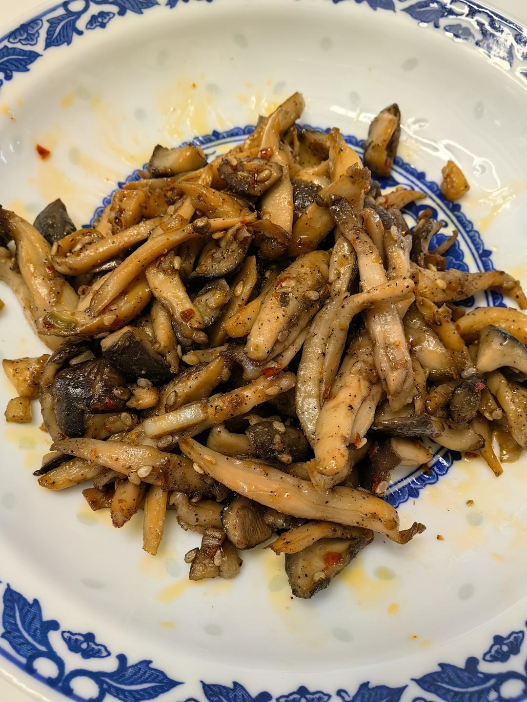 干煸手撕杏鲍菇