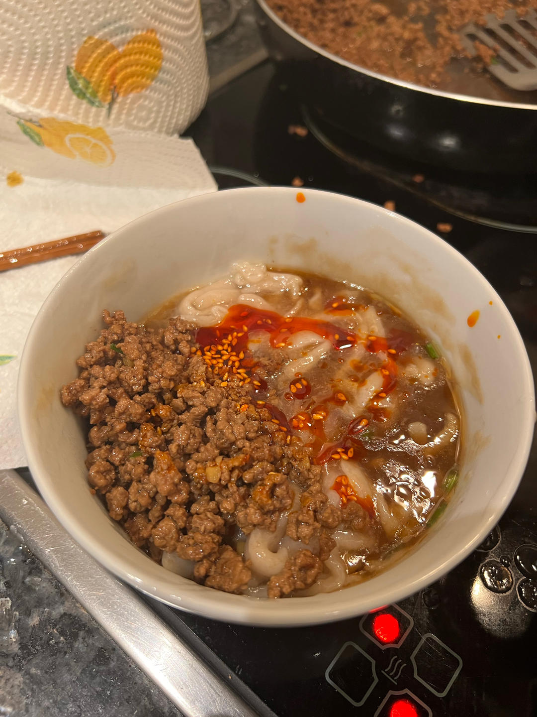 【小高姐】手擀肉臊面  手工做出口感劲道的擀面条