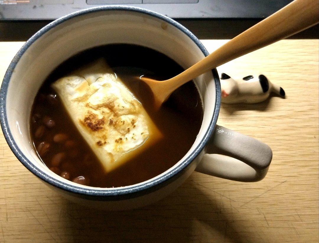 日式の烤年糕红豆汤