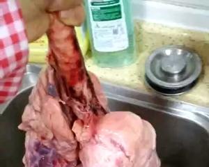南北杏菜干猪肺汤的做法 步骤1
