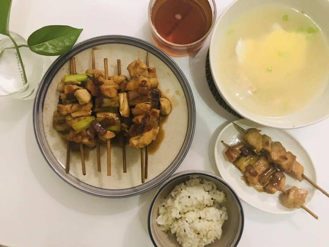 日剧里居酒屋必点菜，在家里做超级简单~和风鸡肉串