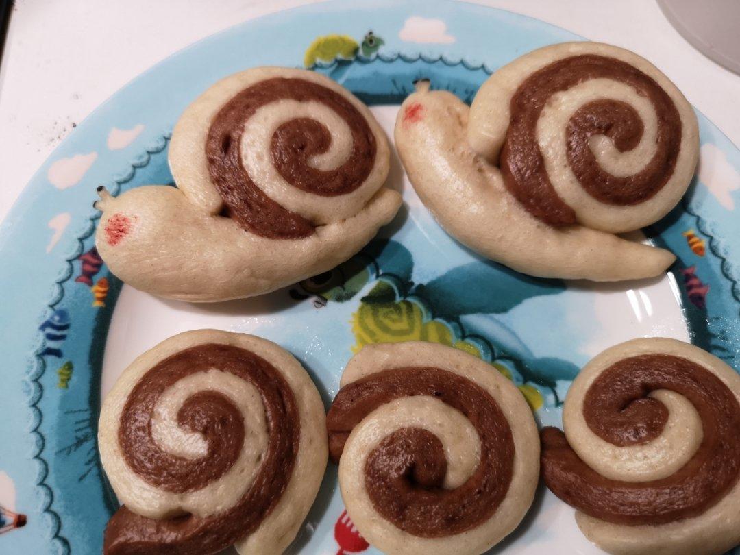 手机用户7425_sopf做的卡通馒头(蜗牛花生卷)