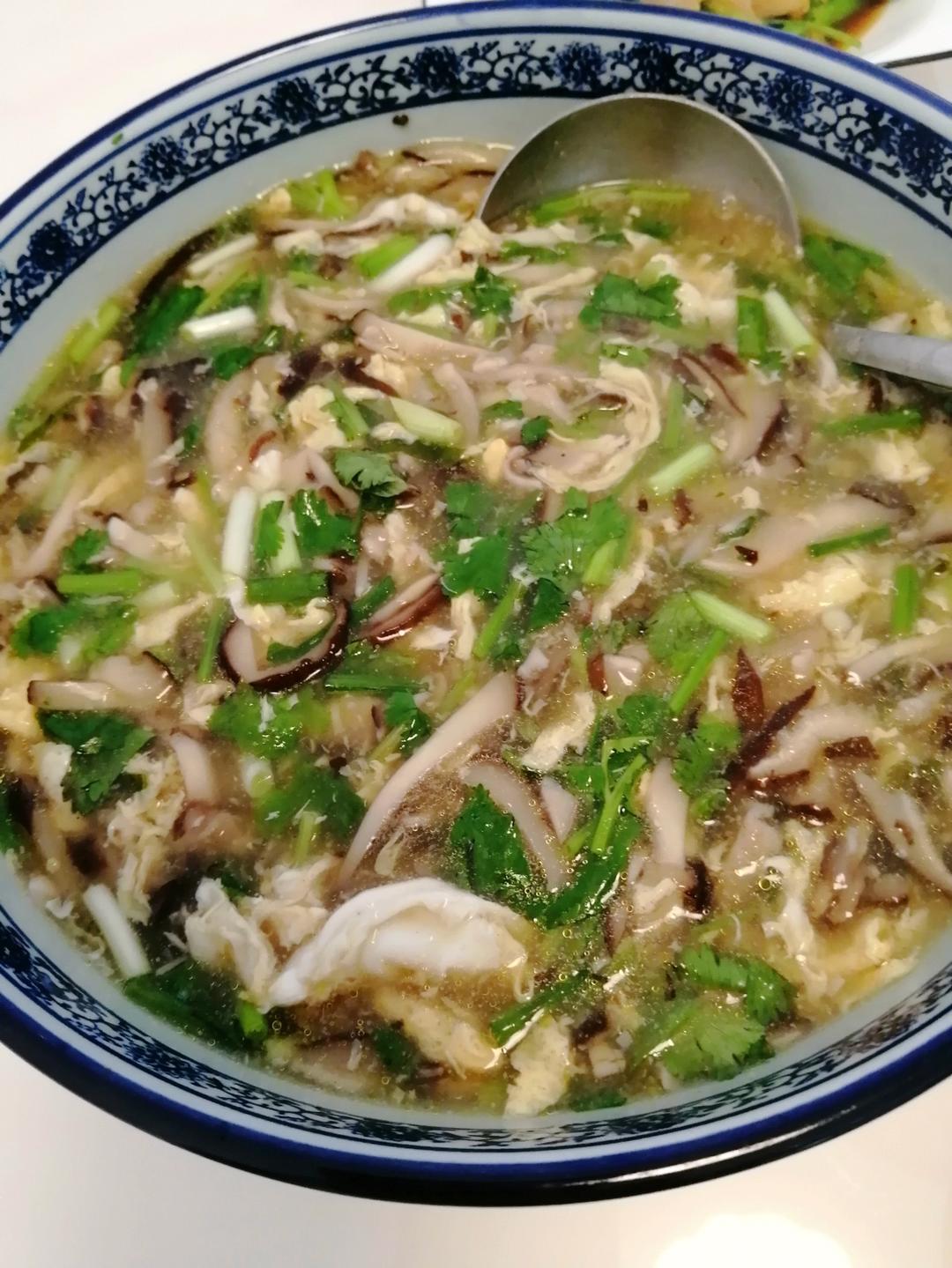 香菇滑蛋汤