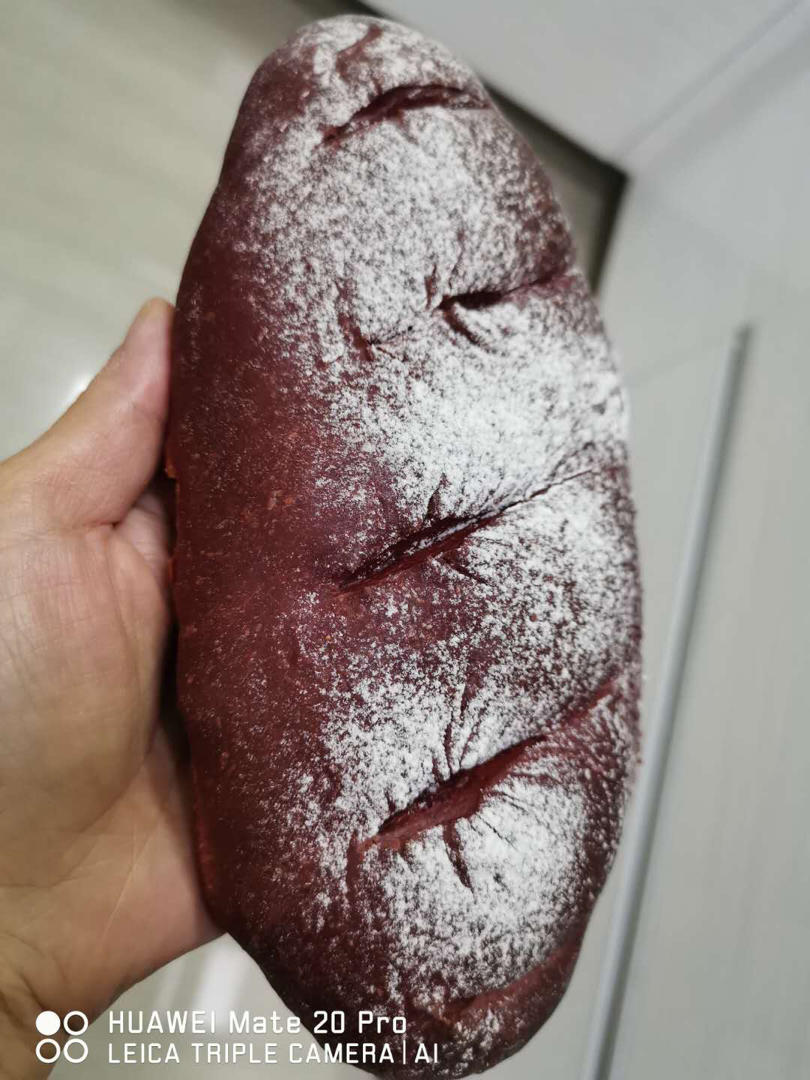 抹茶蜜豆软欧包