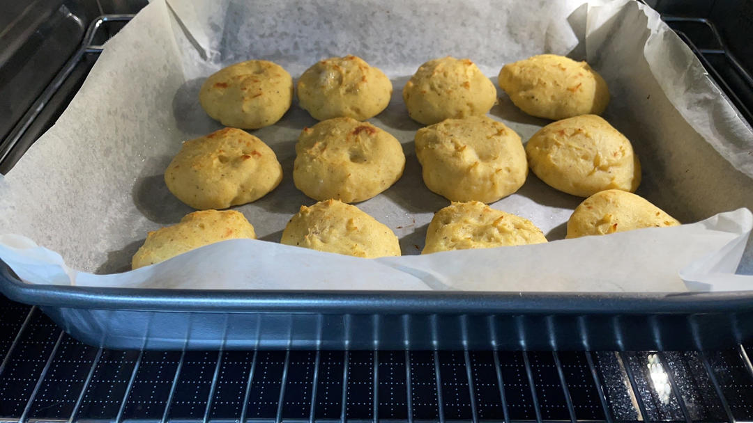 空气炸锅土豆鸡肉泥块