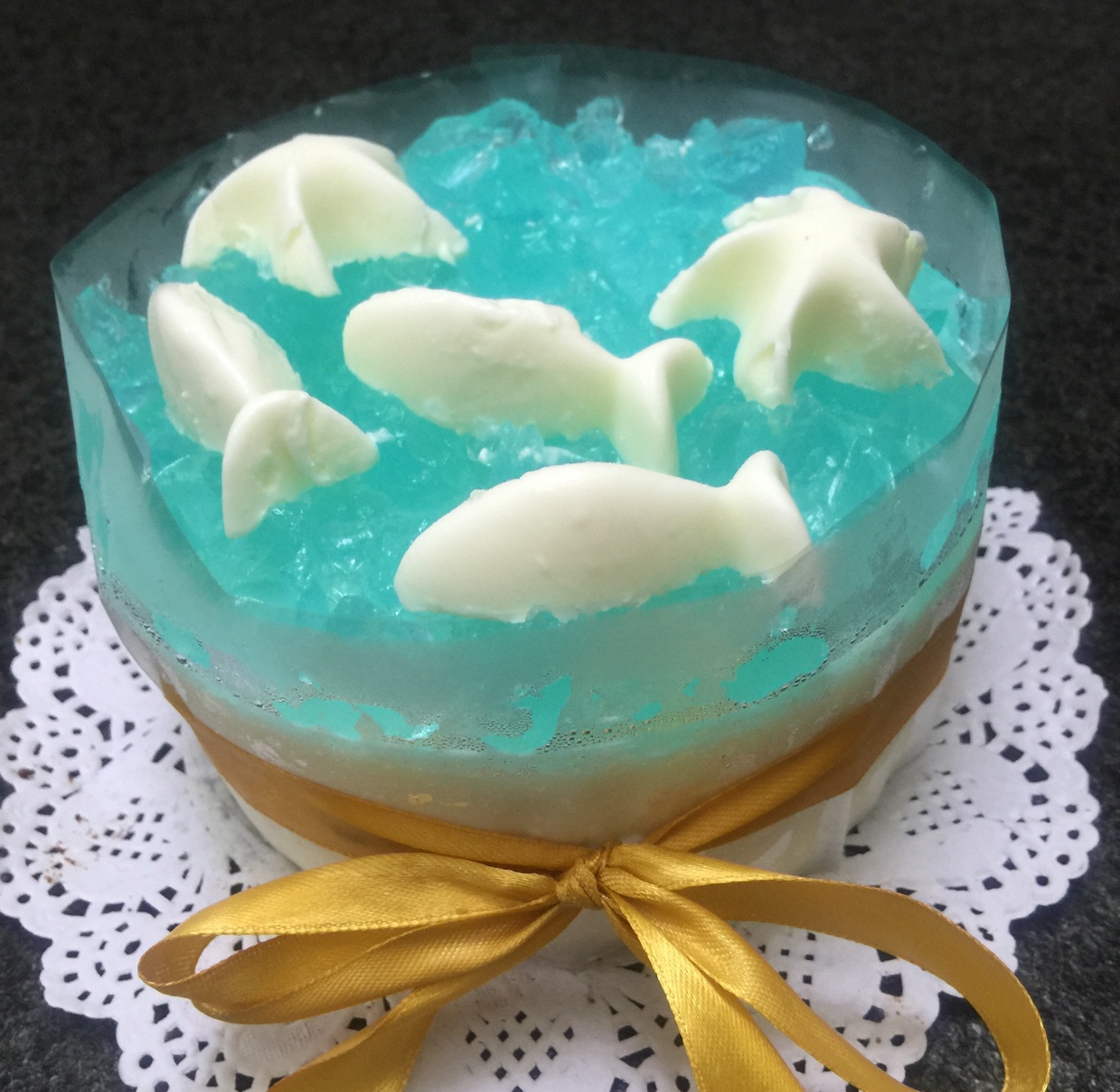 rosy clouds做的海洋蛋糕(椰奶慕斯蛋糕)