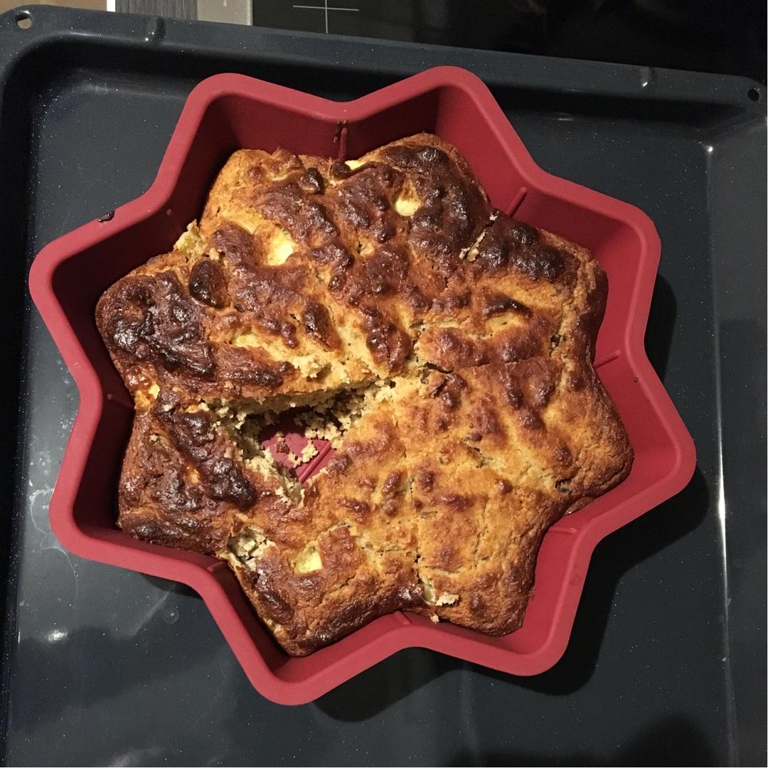 苹果核桃早餐软糕（无麸质）丨健康·烘焙