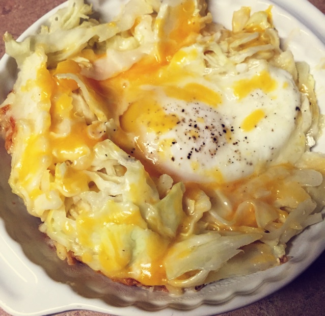 快手早餐料理-卷心菜烘蛋