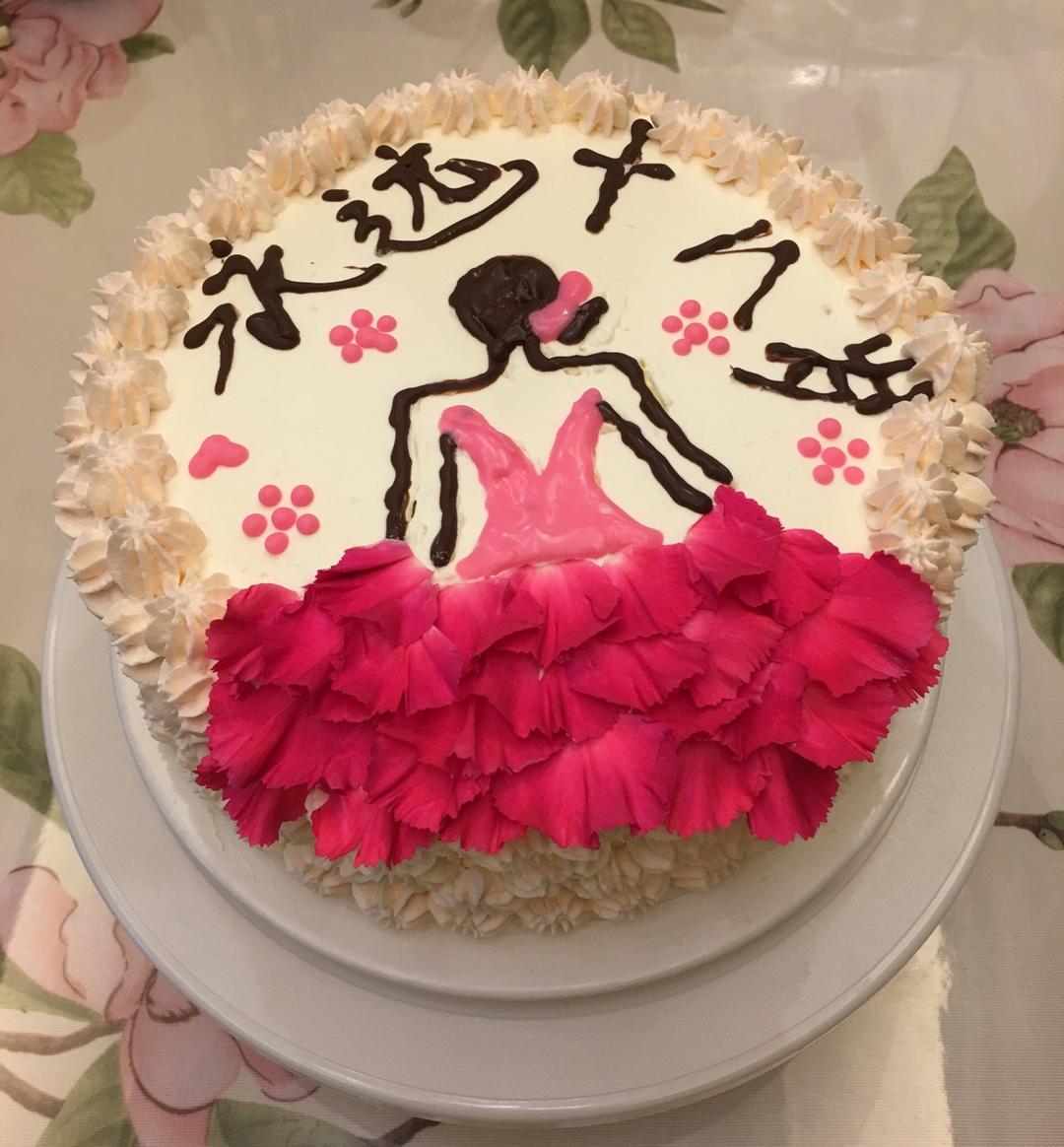 手绘生日蛋糕