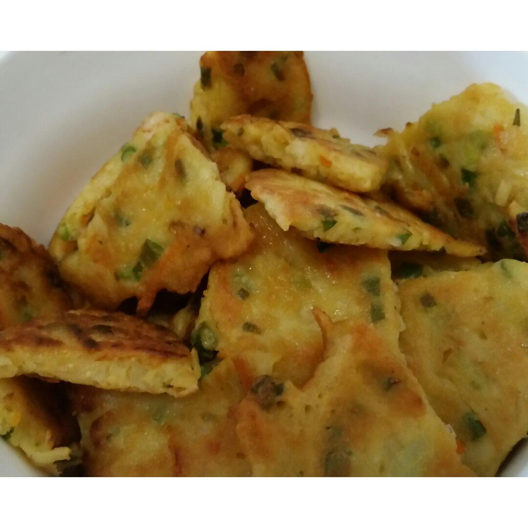 土豆丝鸡蛋饼
