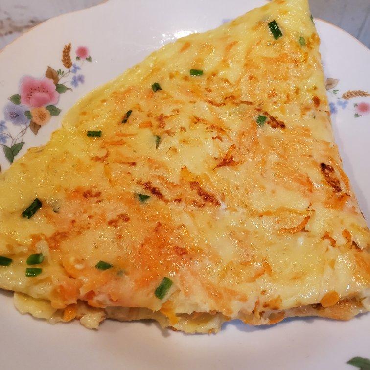 简单快手蔬菜鸡蛋煎饼