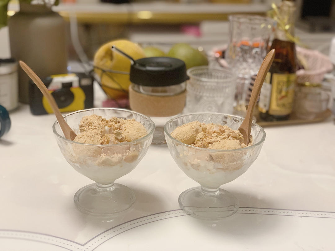 黑糖麻薯牛奶冰