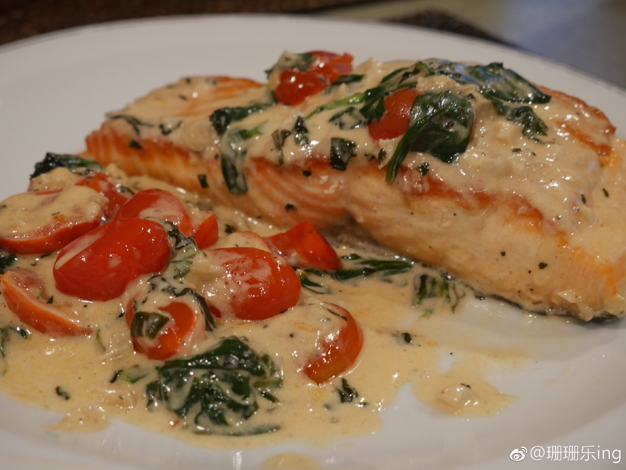 意大利白酒牛油芝士酱三文鱼Italy Tuscan Butter Salmon
