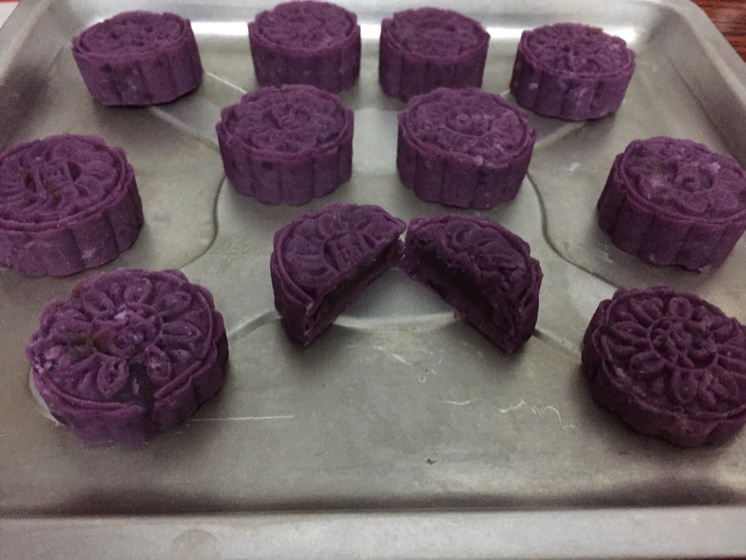 紫薯红豆糕