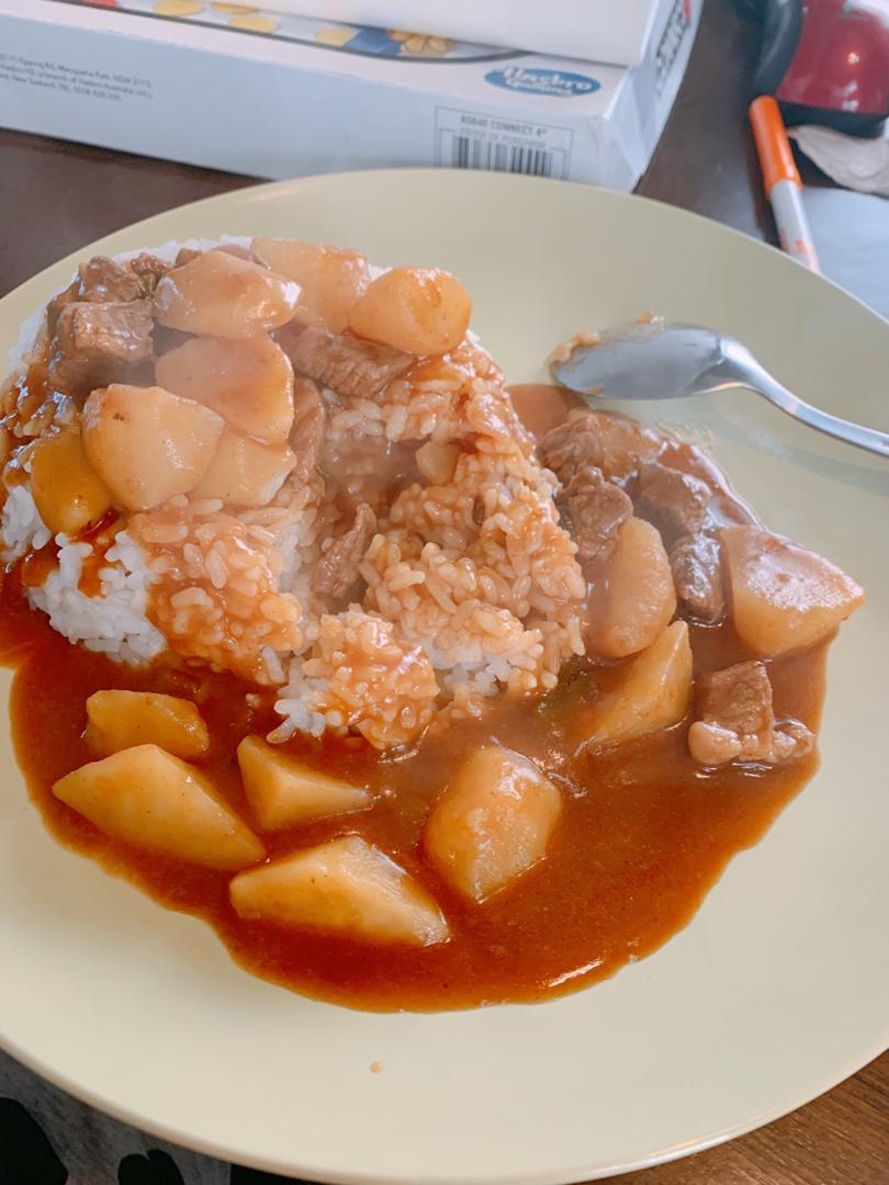 超简单—咖喱牛肉饭