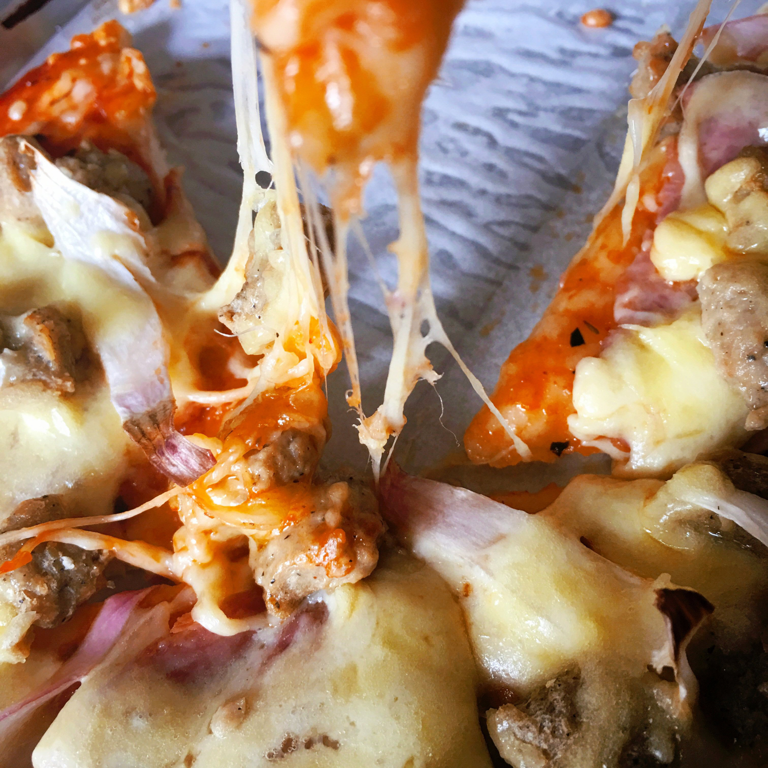 不用酵母的披萨底 No Yeast Pizza Dough