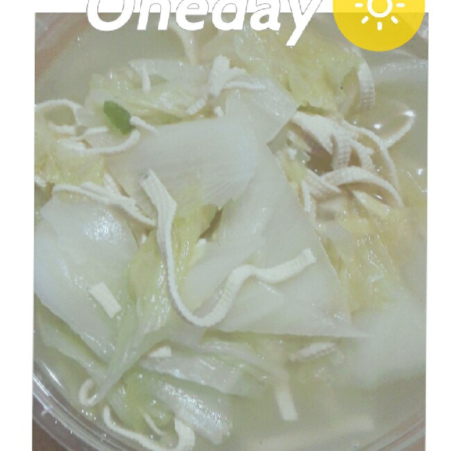 白菜炒干豆腐