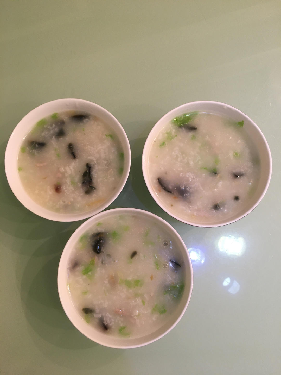 妈妈👩教我做的皮蛋瘦肉粥🥣简单快捷美味😋