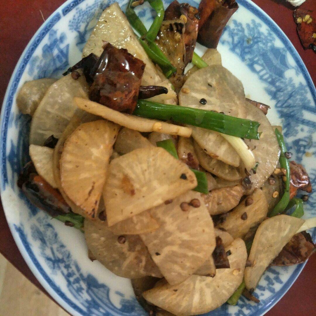 炒白萝卜