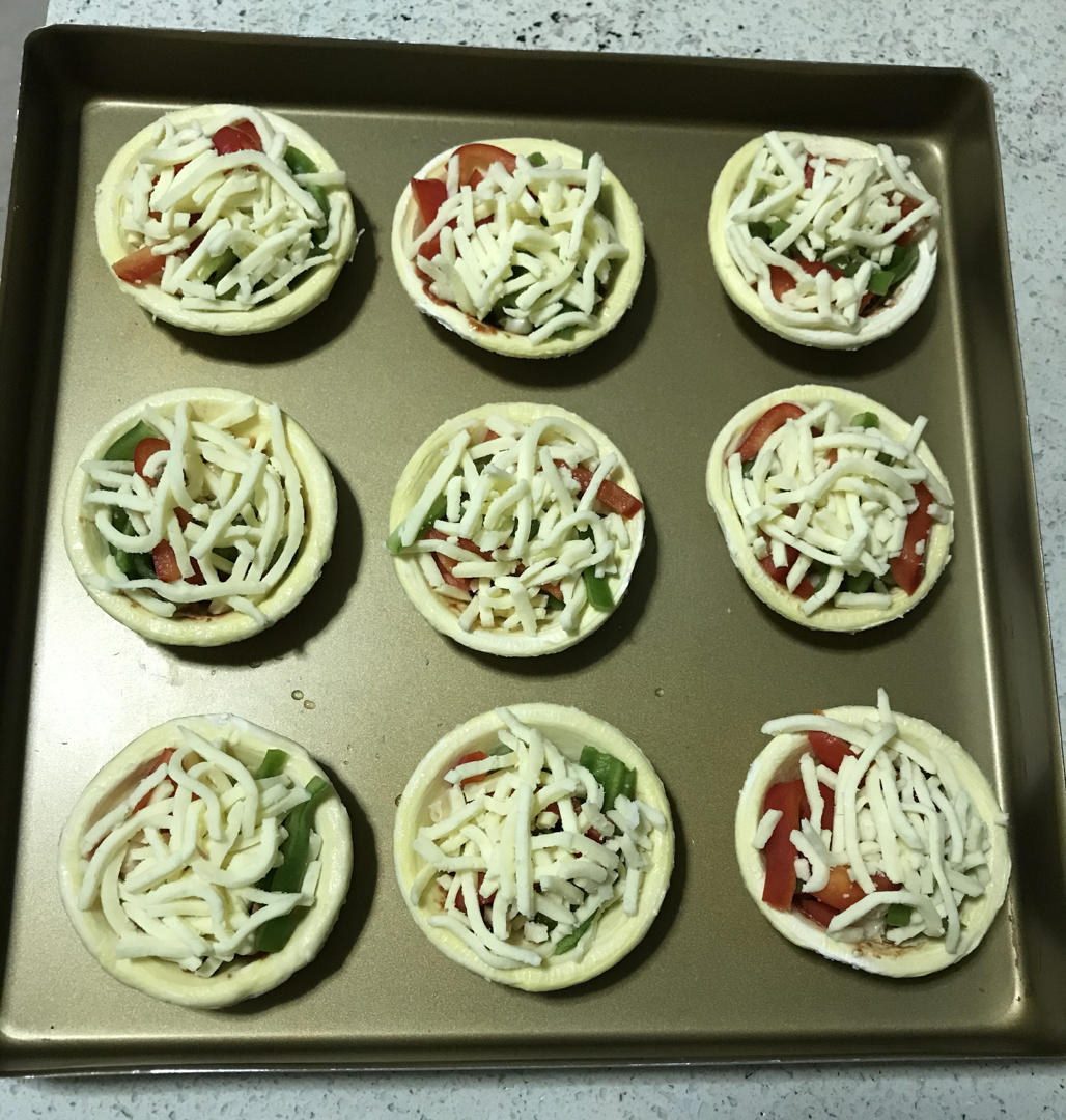 简易版蛋塔皮小披萨