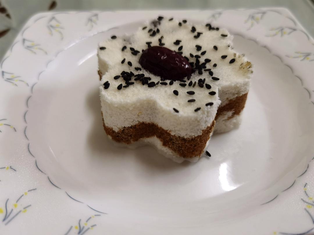 中式传统小方糕 松糕 米糕 蒸糕