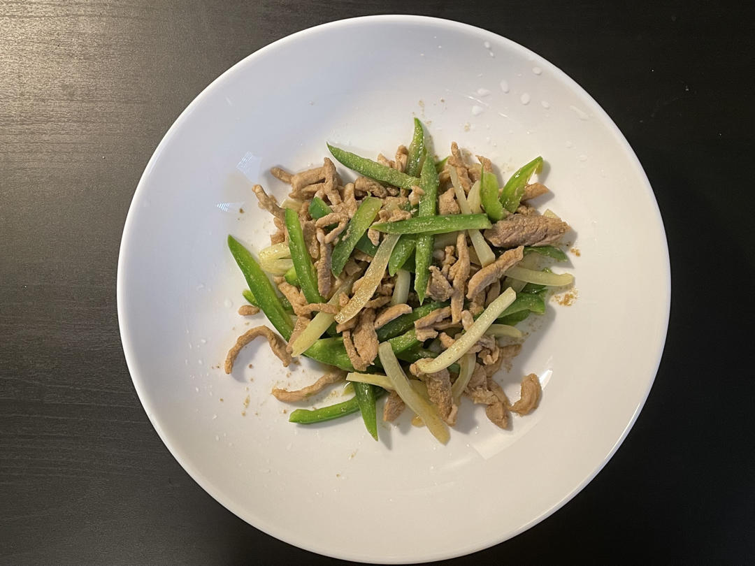 孜然青椒炒肉丝（再来一碗米饭‼️）